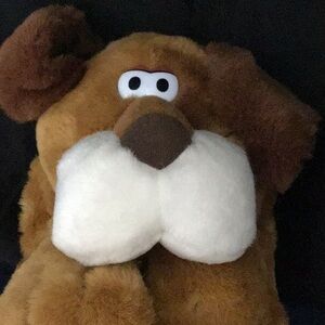 Vintage 90’s Plush Bean Bag Style Floppy Eared Dog “Creations by TLToys”.